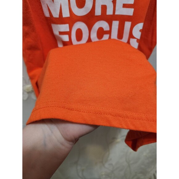 XERSION KIDS LARGE  14-16 ORANGE SHIRT QUICK DRI TEAM QUOTE ATHLETIC BRIGHT TEE - Picture 5 of 9